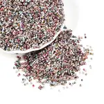 Spray Painted Picasso Cylinder Glass Seed Beads