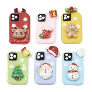 Christmas Opaque Resin Cabochons