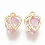 Brass Cubic Zirconia Charms