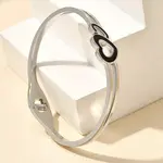 304 Stainless Steel Hinged Bangles for Women