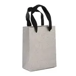 Paper Gift Tote Bags with Nylon Black Ribbon Handles
