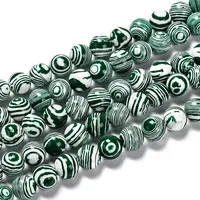 Synthetic Malachite Beads Strands