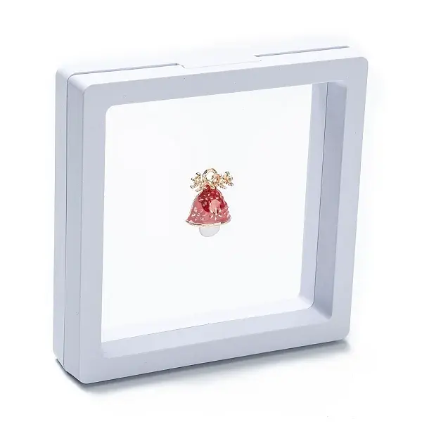 Square Transparent PE Thin Film Suspension Jewelry Display Box