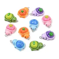 Fruit Theme Opaque Resin Pendants