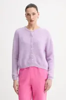 Kardigán s prímesou vlny American Vintage GILET ML COL ROND