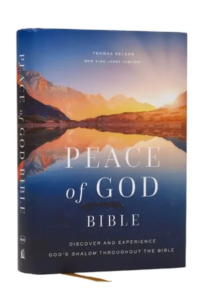 Peace of God Bible: Discover and Experience God's Shalom Throughout the Bible (NKJV, Hardcover, Red Letter, Comfort Print) - Jeremiah J. Johnston