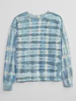 Modrá chlapčenská mikina batikovaná GAP