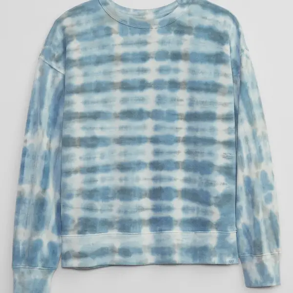 Modrá chlapčenská mikina batikovaná GAP