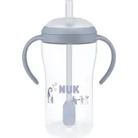 NUK Perfect Match Penguin láhev s brčkem 8m+ 260 ml