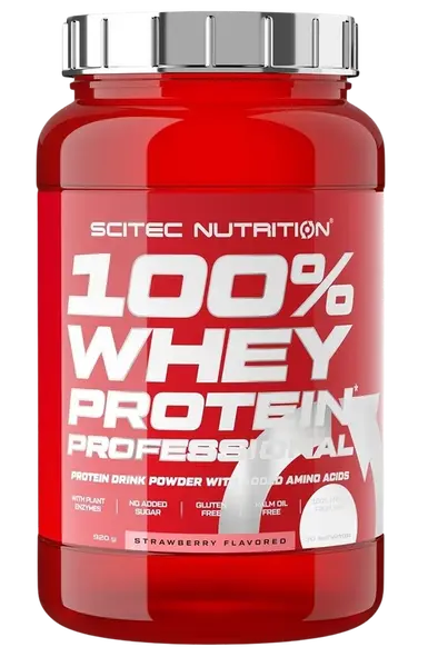 SCITEC NUTRITION 100% Whey Protein Professional jahoda 920 g