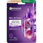GARNIER Skin Naturals Pro-Retinol vyhlazující sérum maska 22 g