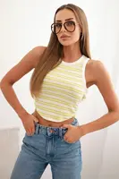Dámský pruhovaný top bez rukávů