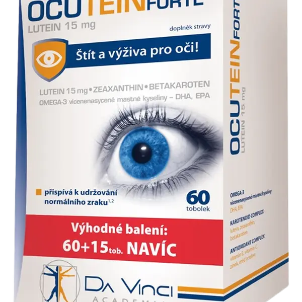 OCUTEIN FORTE Lutein 15 mg Da Vinci Academia 75 tobolek