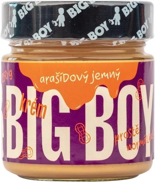 BIG BOY Arašídový krém jemný 250 g