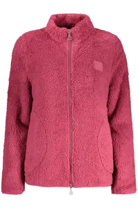 Růžová fleecová mikina na zip