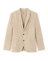 Béžové lněné sako