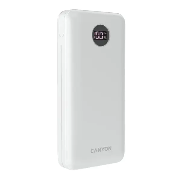 Canyon Power Bank PB-2002, 20000mAh, bílá
