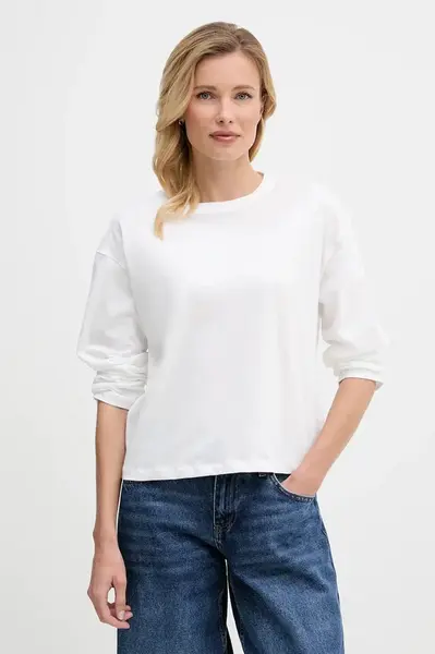 Bavlnené tričko s dlhým rukávom Tommy Hilfiger