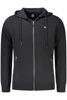 Pánská černá mikina s kapucí