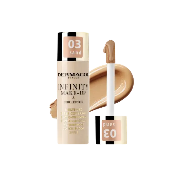 DERMACOL Infinity make-up a korektor 03 Sand 20 g