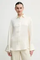 Košile 2NDDAY Clarose dámská, béžová barva, regular, s klasickým límcem, 2252132215