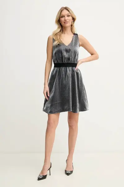 Šaty Armani Exchange šedá barva, mini, XW000177 AF12055