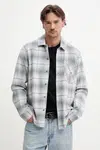 Bavlněná košile Dickies šedá barva, relaxed, s klasickým límcem, DK0A8653G701