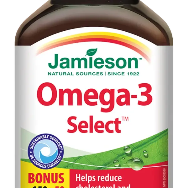 JAMIESON Omega-3 Select 1000 mg 200 kapslí