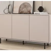 Úložná skříňka Flax, 151 cm, béžová kašmír
