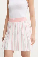 Sukně Guess bílá barva, mini, áčková, V5GD00 Z3D60