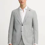 Sako Tommy Hilfiger šedá barva, SQTHL6960.SQTH509