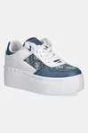 Tenisky Guess RIDGEE2 modrá barva, FLPR2D DEN12