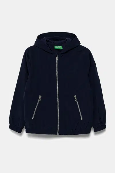 Dětská bunda United Colors of Benetton tmavomodrá barva, 2IGGCN05Z