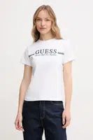 Bavlněné tričko Guess bílá barva, V5GI03 I3Z14