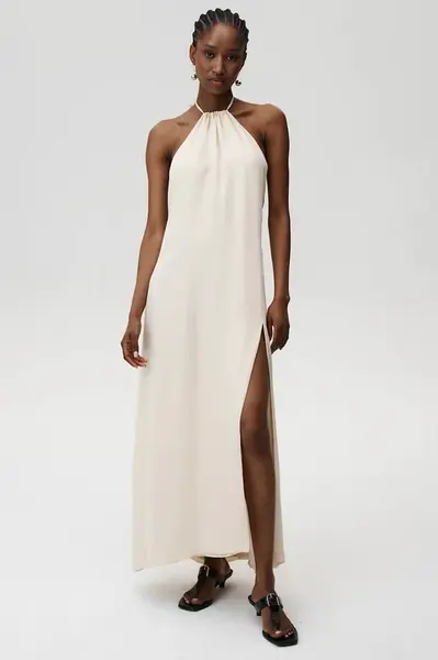Šaty Undress Code Desire Dress béžová barva, maxi, 908