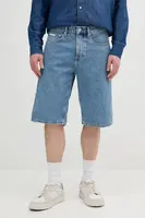 Džínové šortky Calvin Klein Jeans pánské, modrá barva, J30J327187