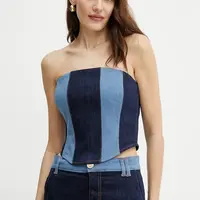 Top Fracomina dámský, modrá barva, FS25SJ5002D45001