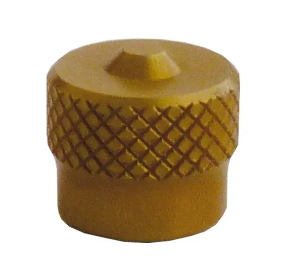 Ventilové čepičky hliníkové, různé barvy - Ferdus Barva: zlatá