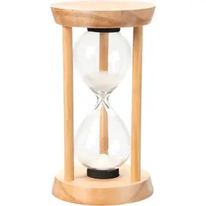 Přesýpací hodiny dřevěný rám, 8x16 cm