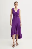 Šaty Morgan REEL fialová barva, midi, REEL