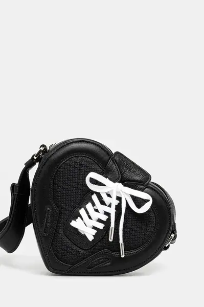 Kožená kabelka AMBUSH Strapped Heart Shoulder Bag