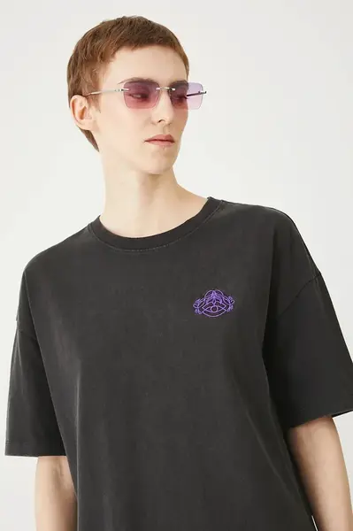 Bavlněné tričko Medicine dámské, šedá barva