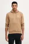 Mikina adidas Originals Essentials pánská, zelená barva, s kapucí, hladká, JW1064