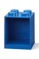 Nástěnná police Lego modrá barva