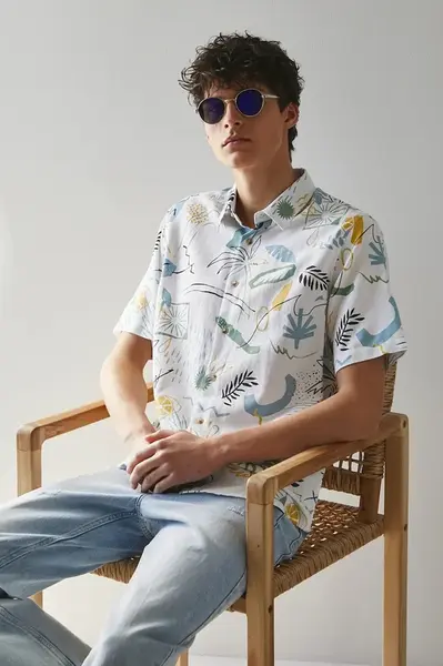 Košile s příměsí lnu Medicine