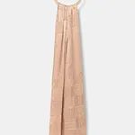 Hedvábná šála Furla dámská, béžová barva, hladká, WT00094.BX3859.CX0004401