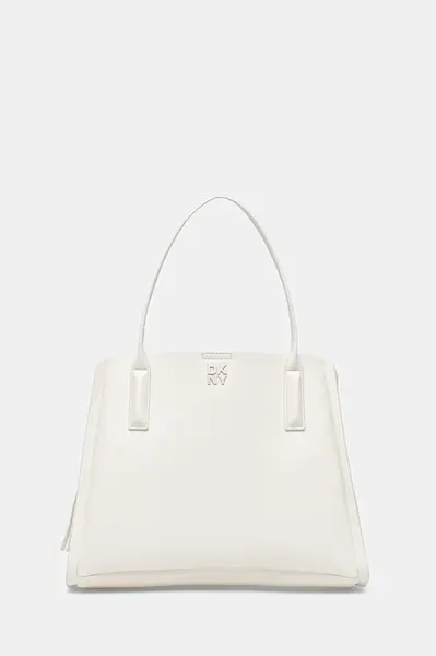 Kabelka Dkny bílá barva, R51AAI97