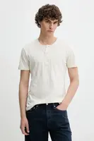 Bavlněné tričko Superdry pánské, béžová barva, M1012185A-C1T