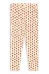 Legíny Konges Sløjd MINNIE PANTS GOTS béžová barva, KS103395