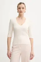 Tričko Morgan MCHAMPI dámské, béžová barva, MCHAMPI